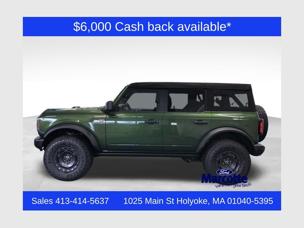 Eruption Green Metallic 2025 Ford Bronco SUV / Crossover Four-Wheel Drive Automatic