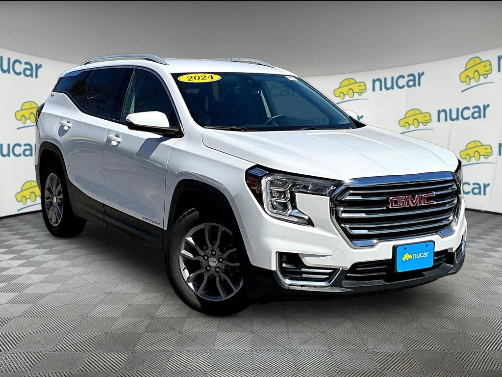 Summit White 2024 GMC Terrain SLT AWD SUV / Crossover All-Wheel Drive 9-Speed Automatic