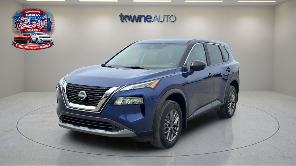 Caspian Blue Metallic 2023 Nissan Rogue SUV / Crossover All-Wheel Drive Continuously Variable Transmission