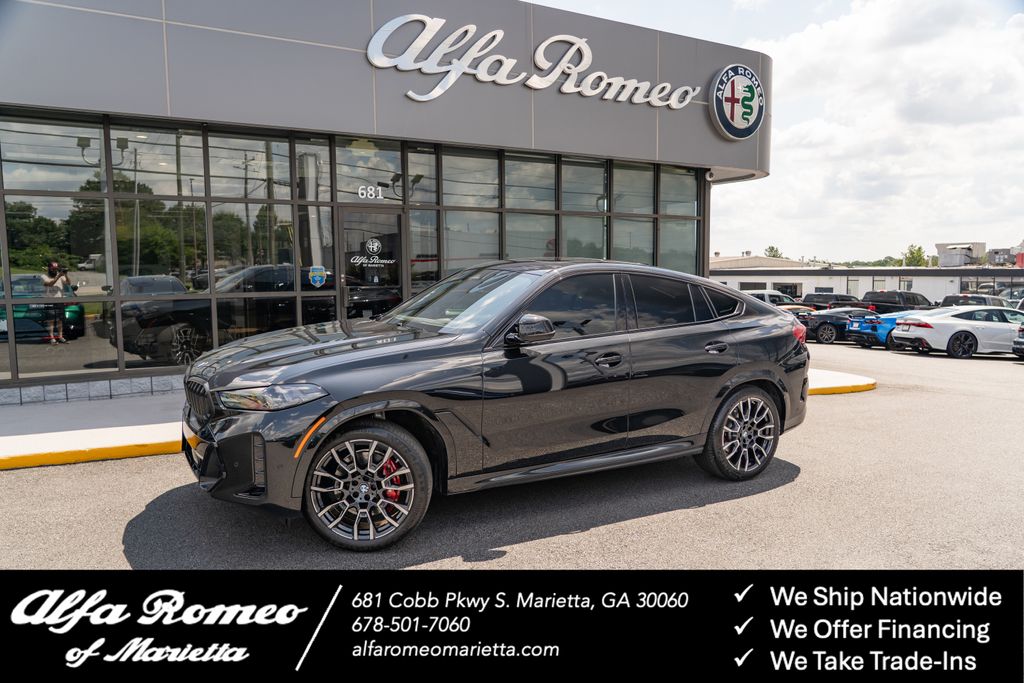Black Sapphire Metallic 2024 BMW X6 SUV / Crossover All-Wheel Drive 8-Speed Automatic