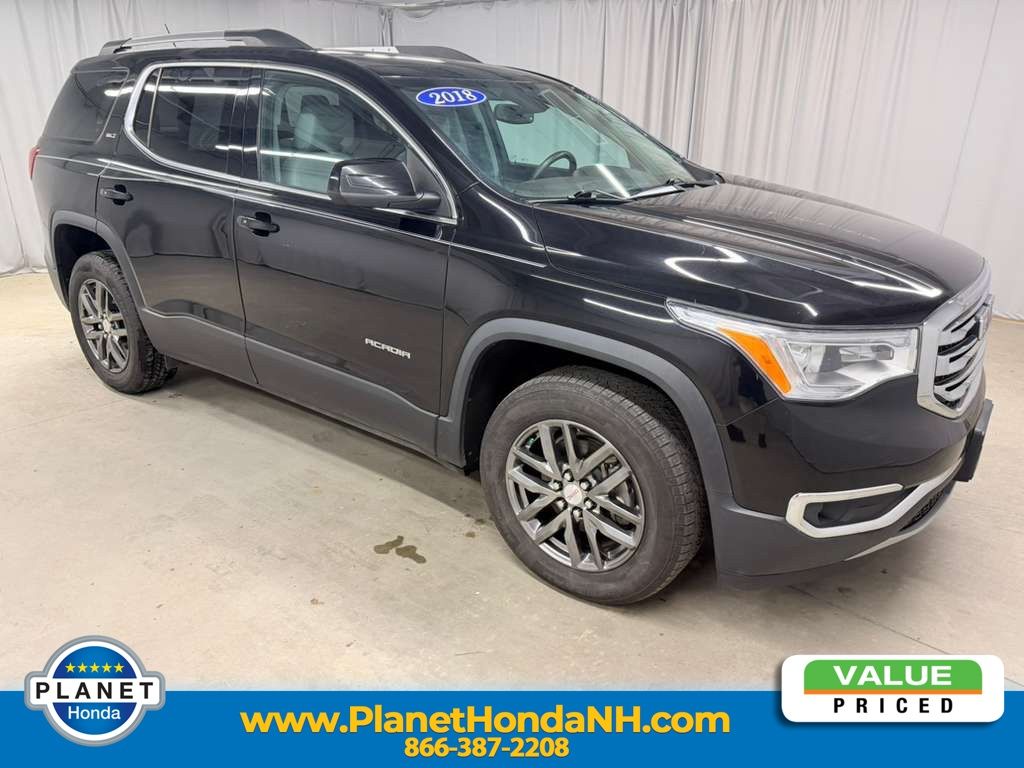 Black (Ebony Twilight Metallic) 2018 GMC Acadia SUV / Crossover Four-Wheel Drive 6-Speed Automatic
