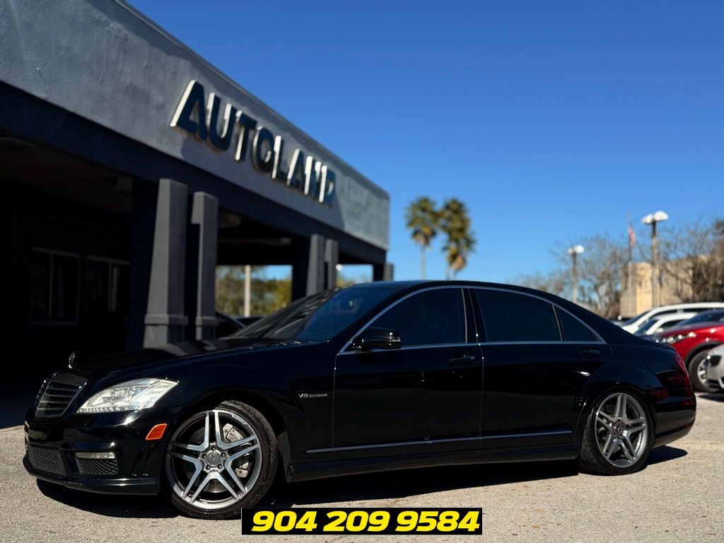 Black 2013 Mercedes-Benz S-Class S 63 AMG Sedan Rear-Wheel Drive 7-Speed Automatic