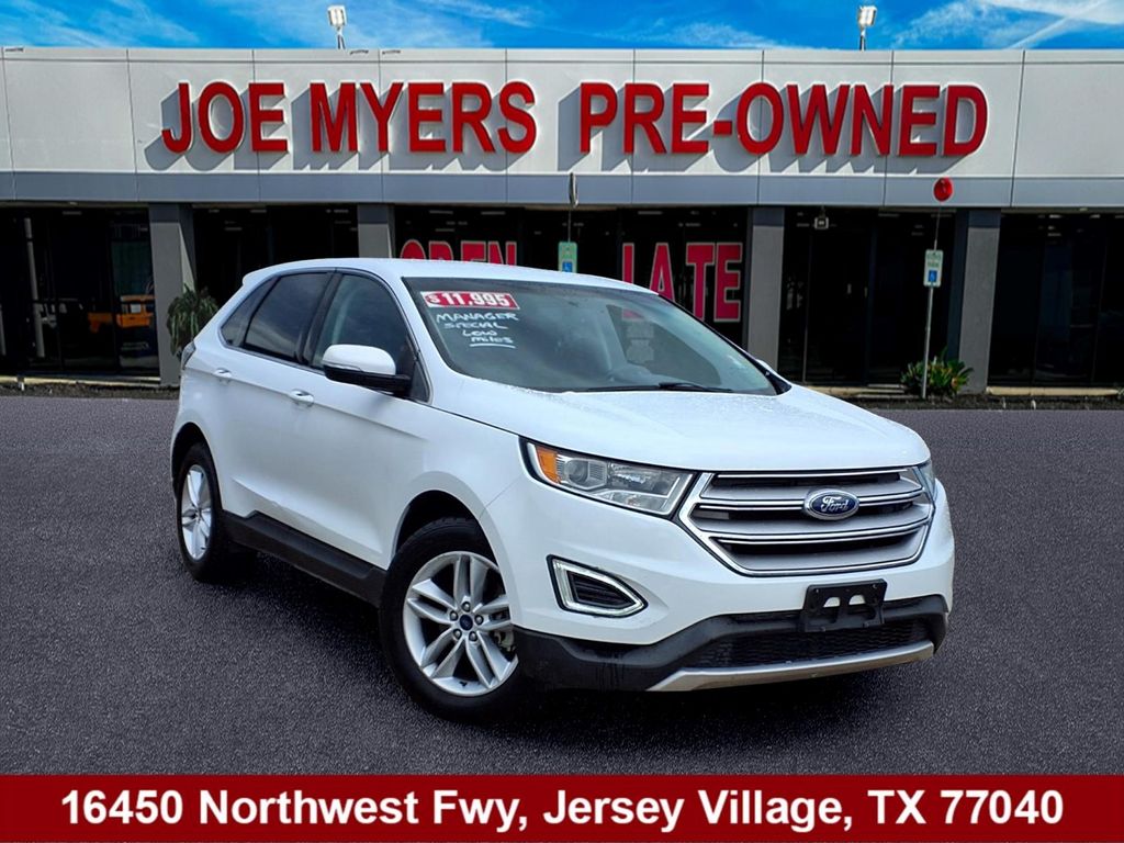 2015 Ford Edge SEL White at Autostrade