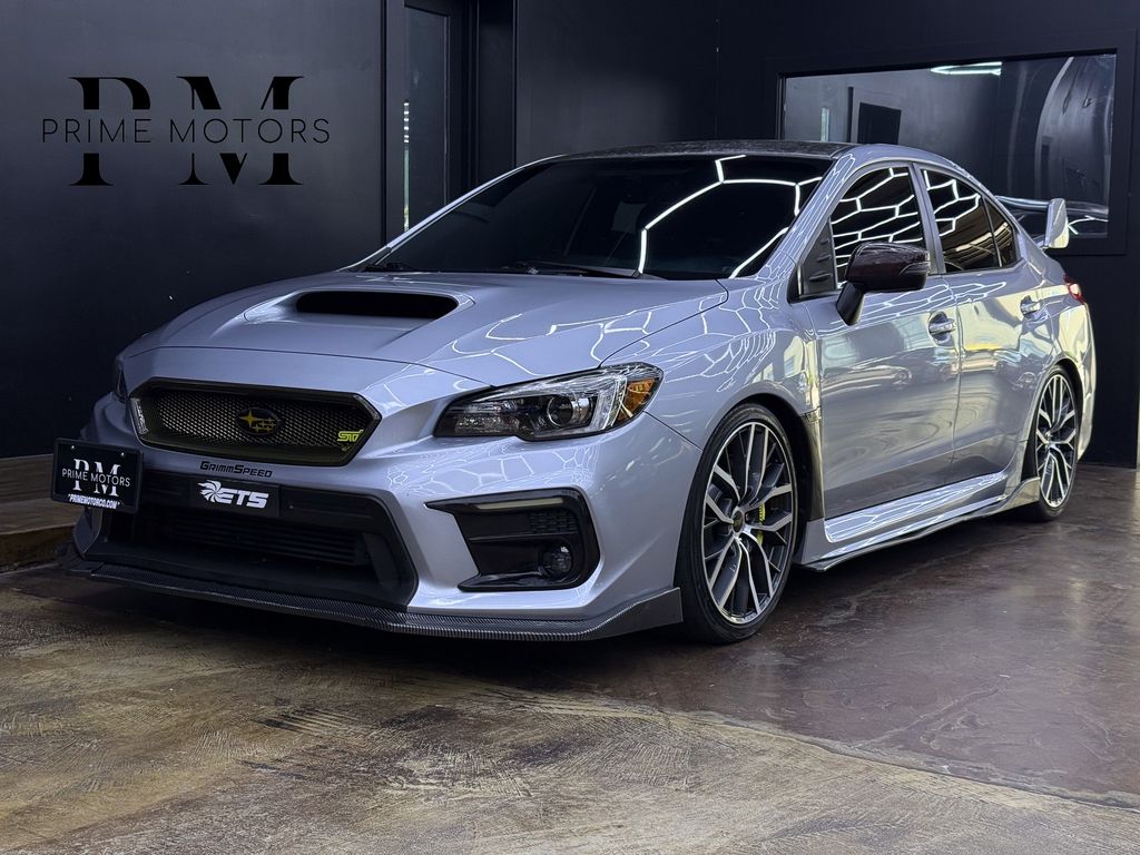 Ice Silver Metallic 2020 Subaru WRX STI Sedan All-Wheel Drive 6-Speed Manual