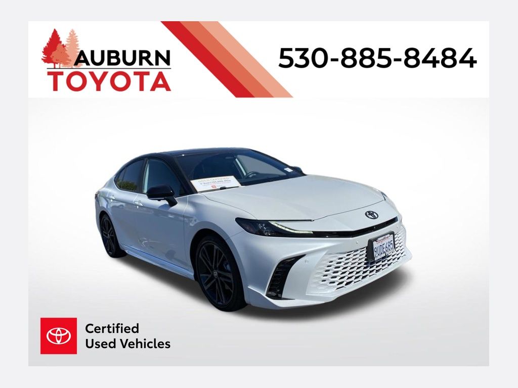 Midnight Black Metallic 2025 Toyota Camry Sedan Front-Wheel Drive Continuously Variable Transmission
