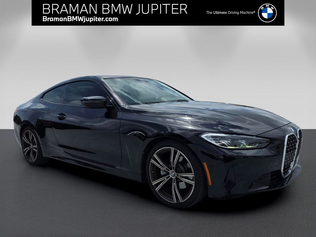 Jet Black 2023 BMW 4 Series Coupe Rear-Wheel Drive 8-Speed Automatic