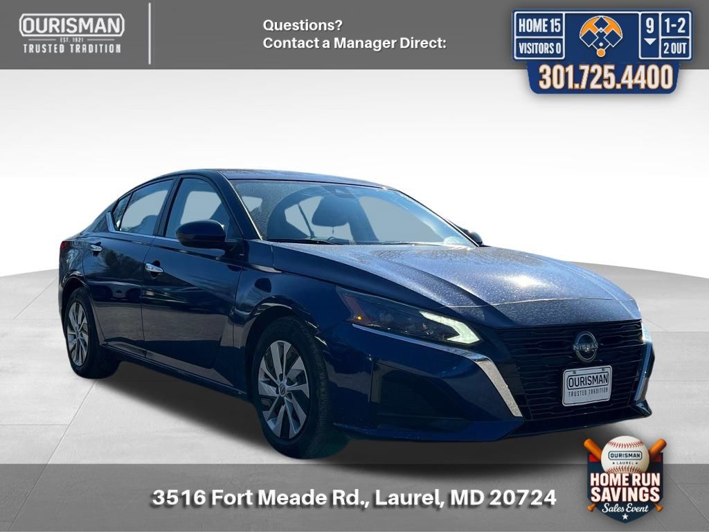Deep Blue Pearl 2023 Nissan Altima 2.5 S FWD Sedan Front-Wheel Drive Continuously Variable Transmission