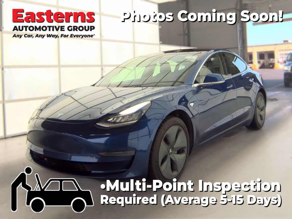 Blue 2020 Tesla Model 3 Sedan All-Wheel Drive 1-Speed Automatic