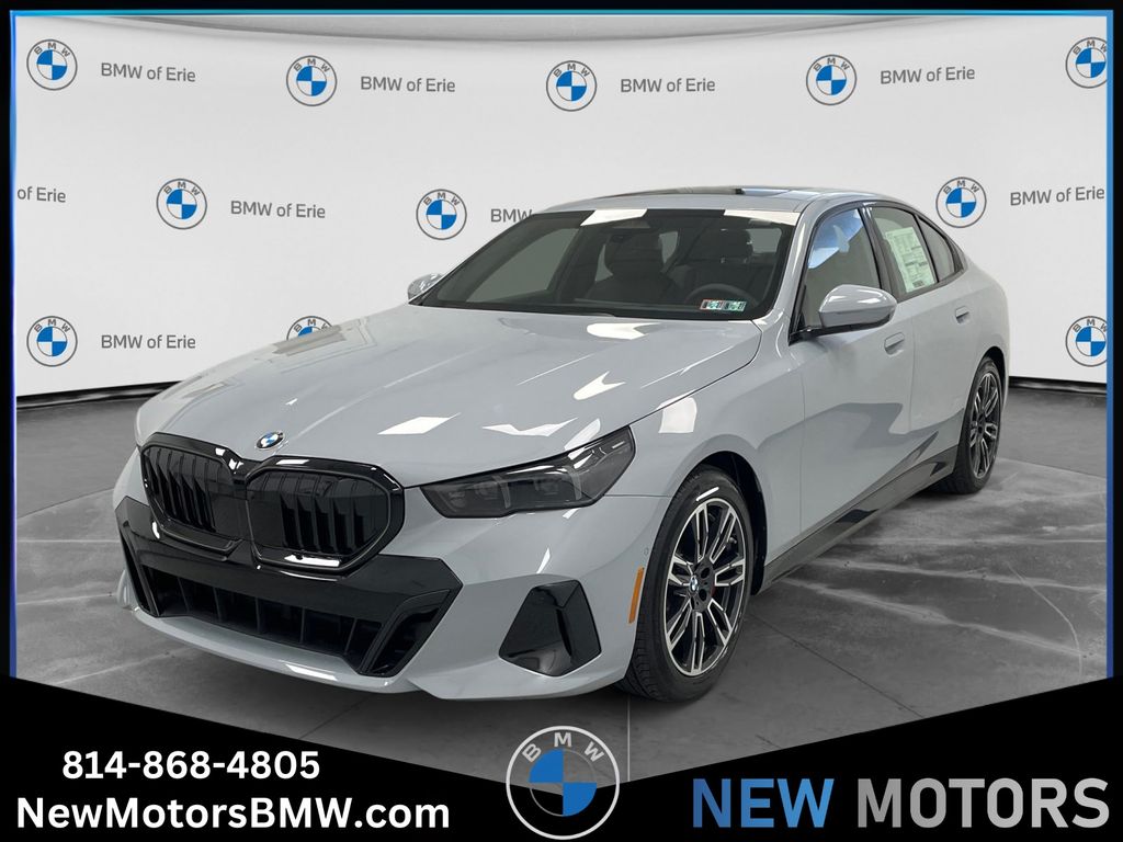 Gray Metallic 2027 BMW 5 Series Sedan All-Wheel Drive 8-Speed Automatic