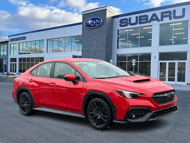 Ignition Red 2025 Subaru WRX Sedan All-Wheel Drive 6-Speed Manual