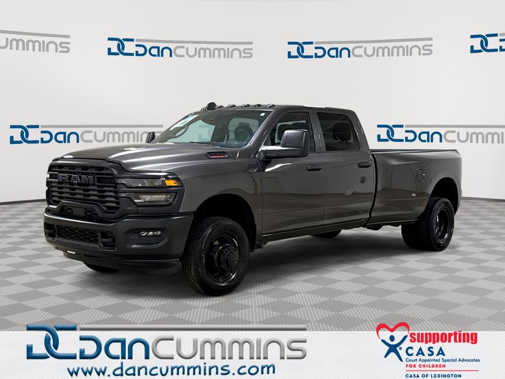 Gray (Granite Crystal Metallic Clearcoat) 2026 RAM 3500 Tradesman Crew Cab LB DRW 4WD Pickup Truck Four-Wheel Drive 8-Speed Automatic
