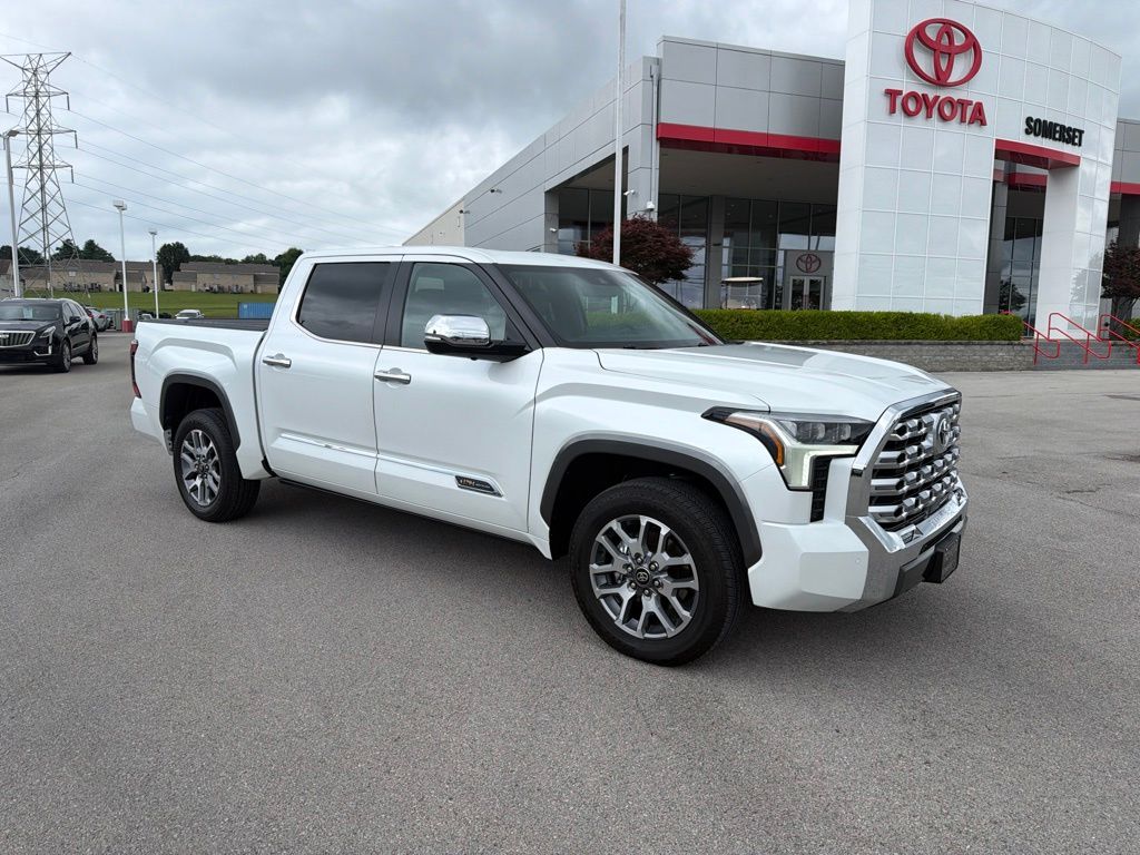 Pearl 2025 Toyota Tundra Pickup Truck Four-Wheel Drive Automatic