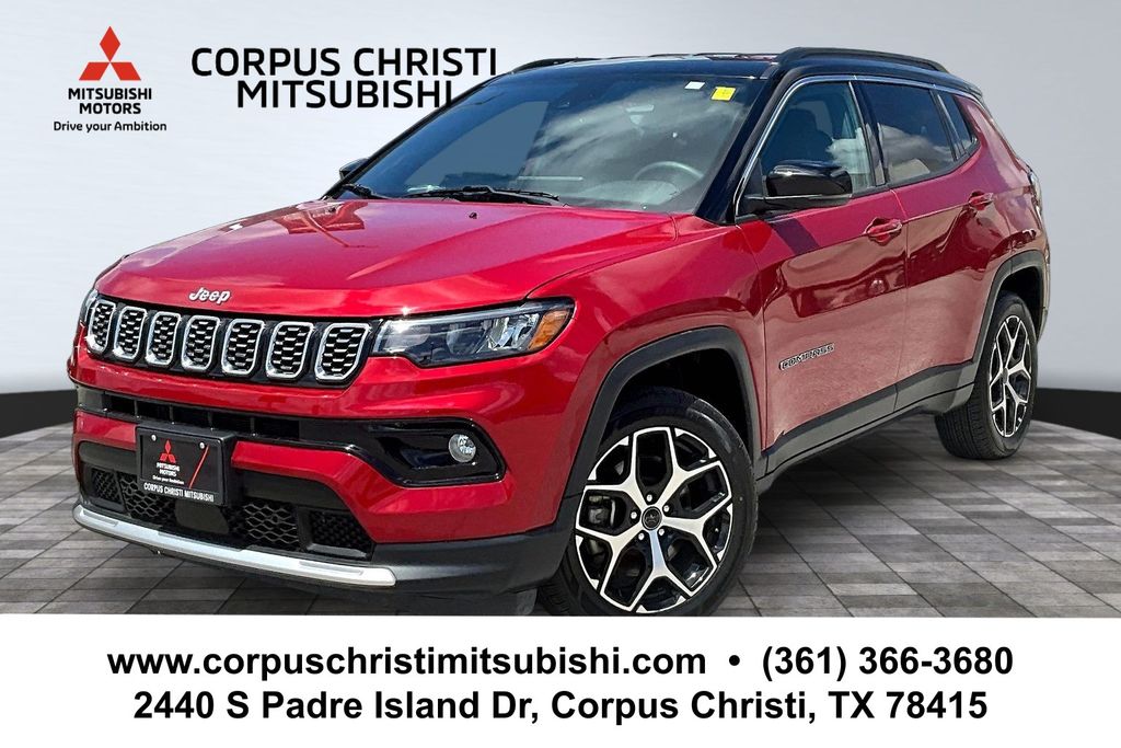 Red Hot Pearlcoat 2025 Jeep Compass SUV / Crossover Four-Wheel Drive 8-Speed Automatic
