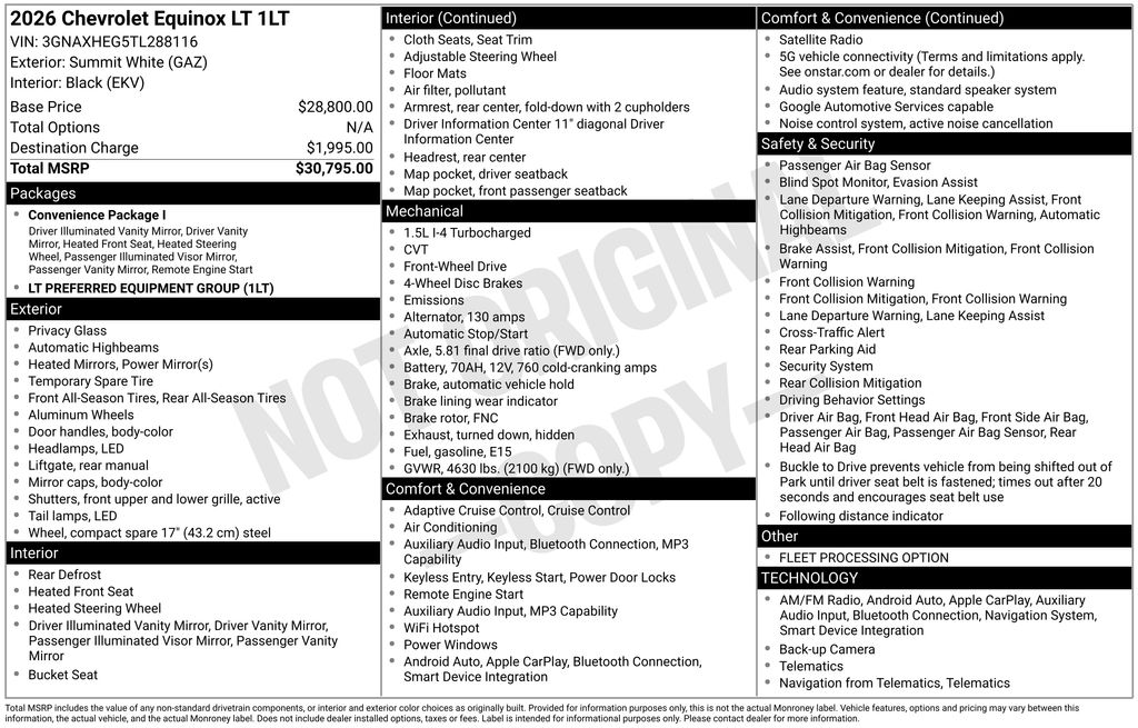 Used 2026 Chevrolet Equinox SUV