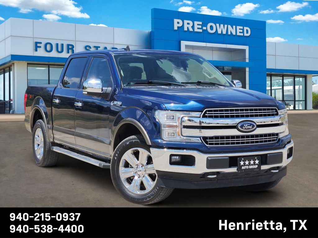 Blue Jeans Metallic 2019 Ford F-150 Pickup Truck Four-Wheel Drive Automatic