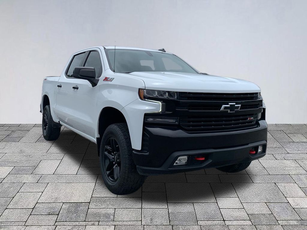 Summit White 2022 Chevrolet Silverado 1500 Pickup Truck Four-Wheel Drive Automatic