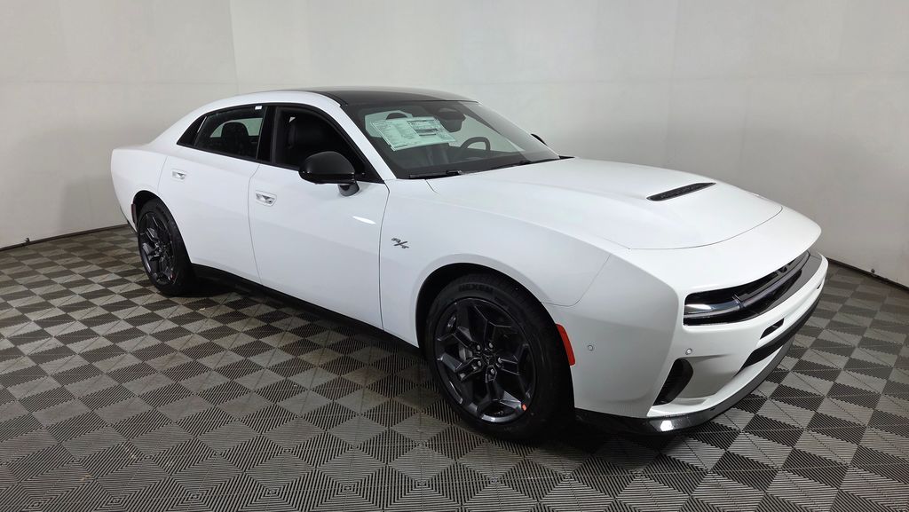 Bright White Clearcoat 2026 Dodge Charger R/T Sedan AWD Sedan All-Wheel Drive 8-Speed Automatic