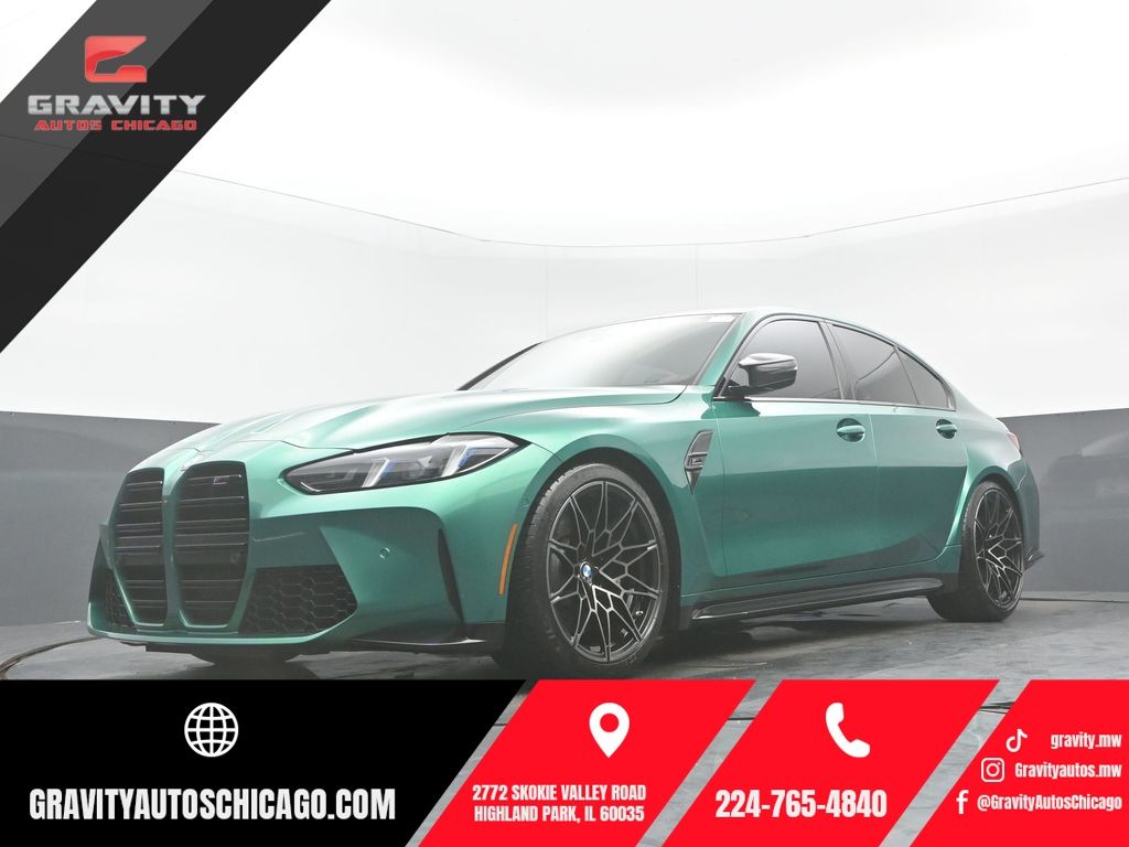 Isle of Man Green Metallic 2025 BMW M3 Sedan All-Wheel Drive 8-Speed Automatic