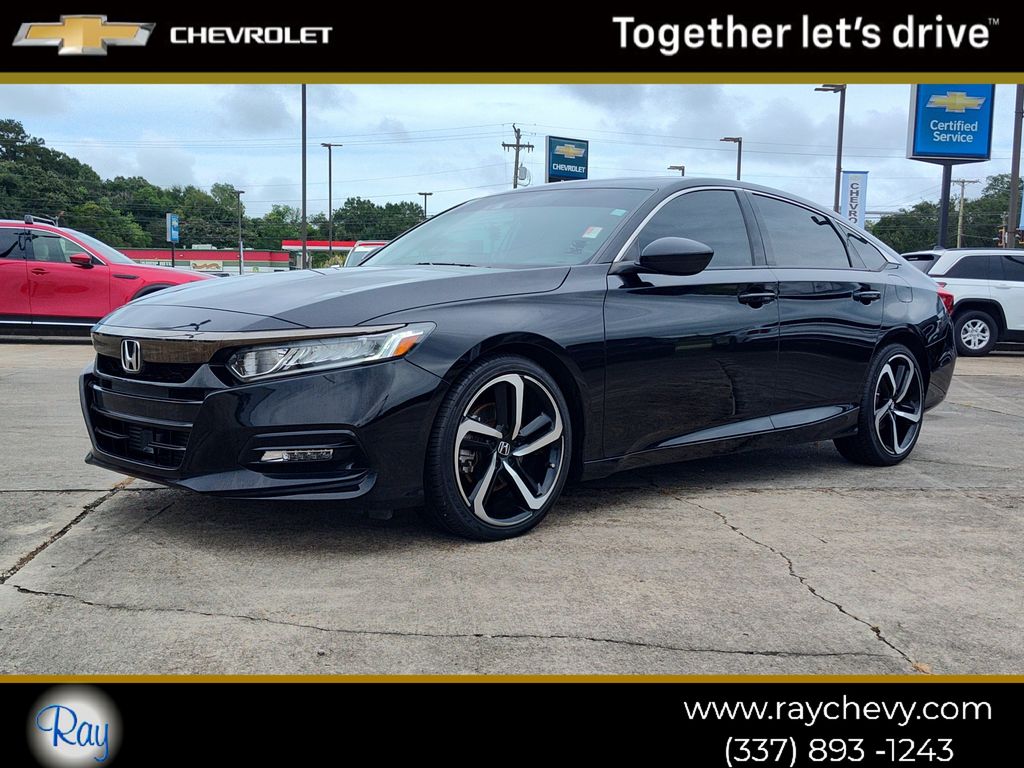 Gray 2020 Honda Accord Sedan Front-Wheel Drive Automatic