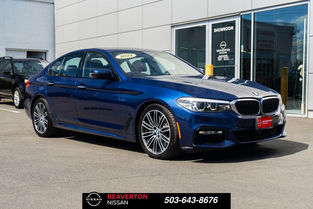 Blue Metallic 2017 BMW 5 Series 540i xDrive Sedan AWD Sedan All-Wheel Drive 8-Speed Automatic