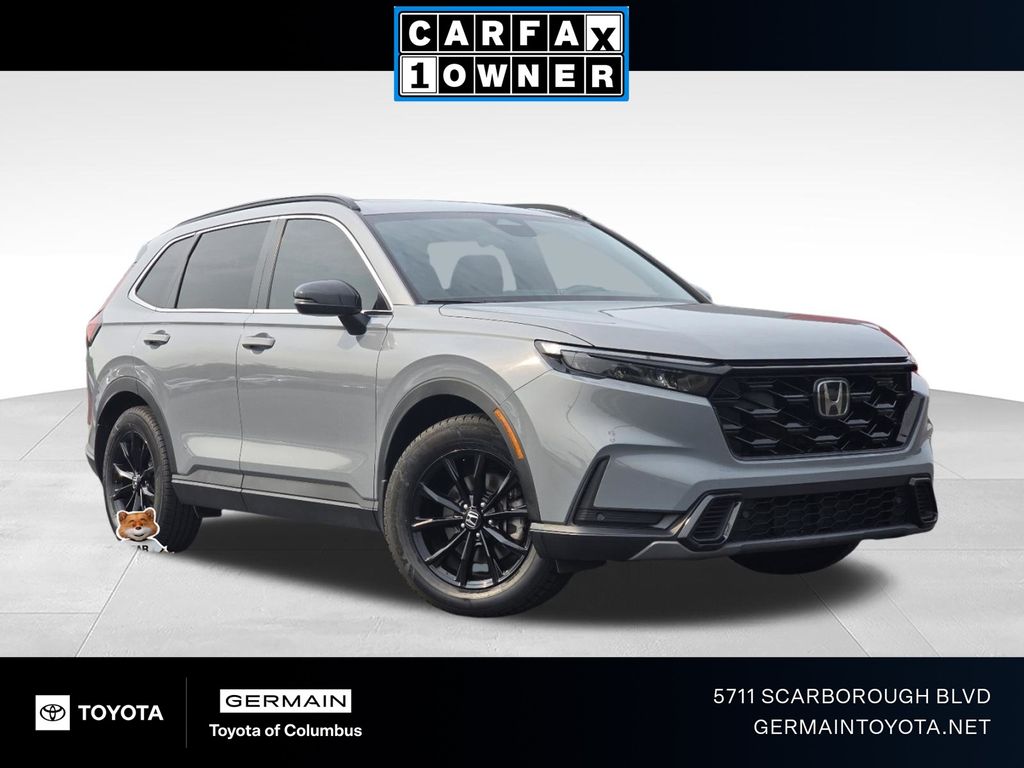 Urban Gray Pearl 2024 Honda CR-V Hybrid SUV / Crossover Front-Wheel Drive Continuously Variable Transmission