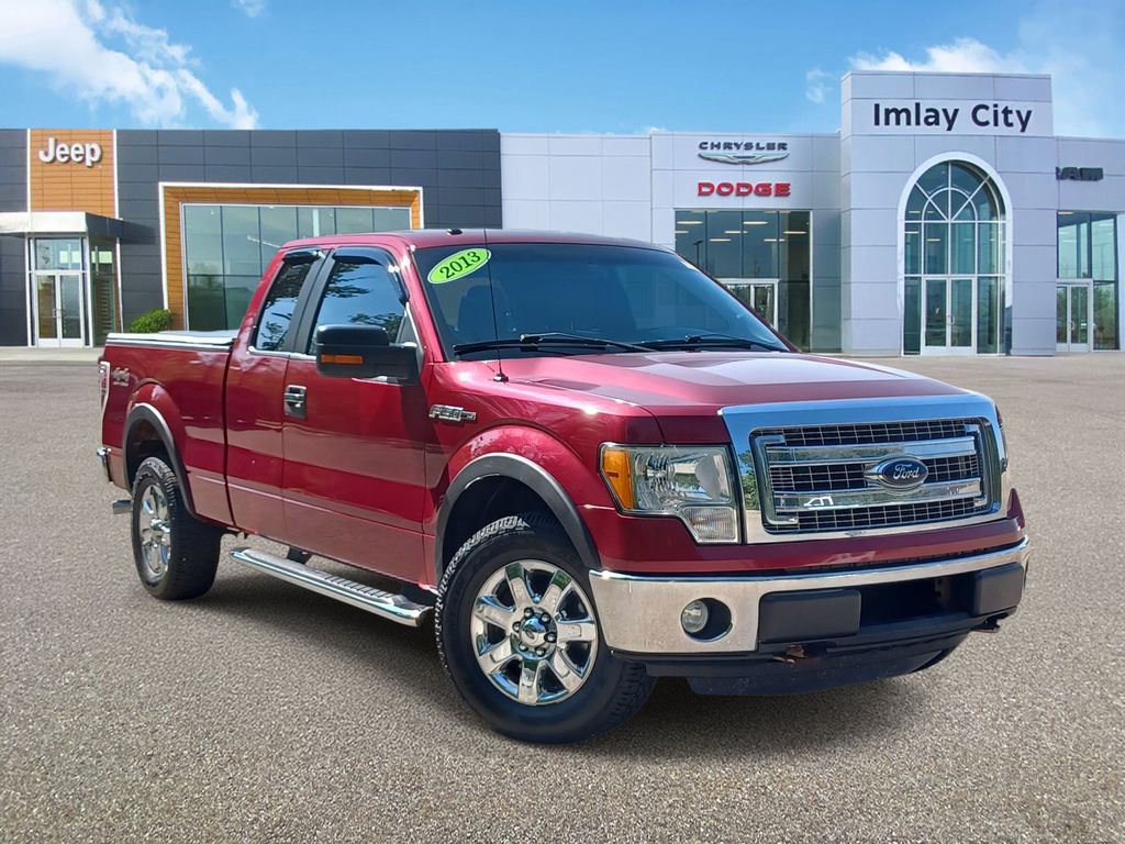 Ruby Red Metallic 2013 Ford F-150 Pickup Truck Four-Wheel Drive 6-Speed Automatic