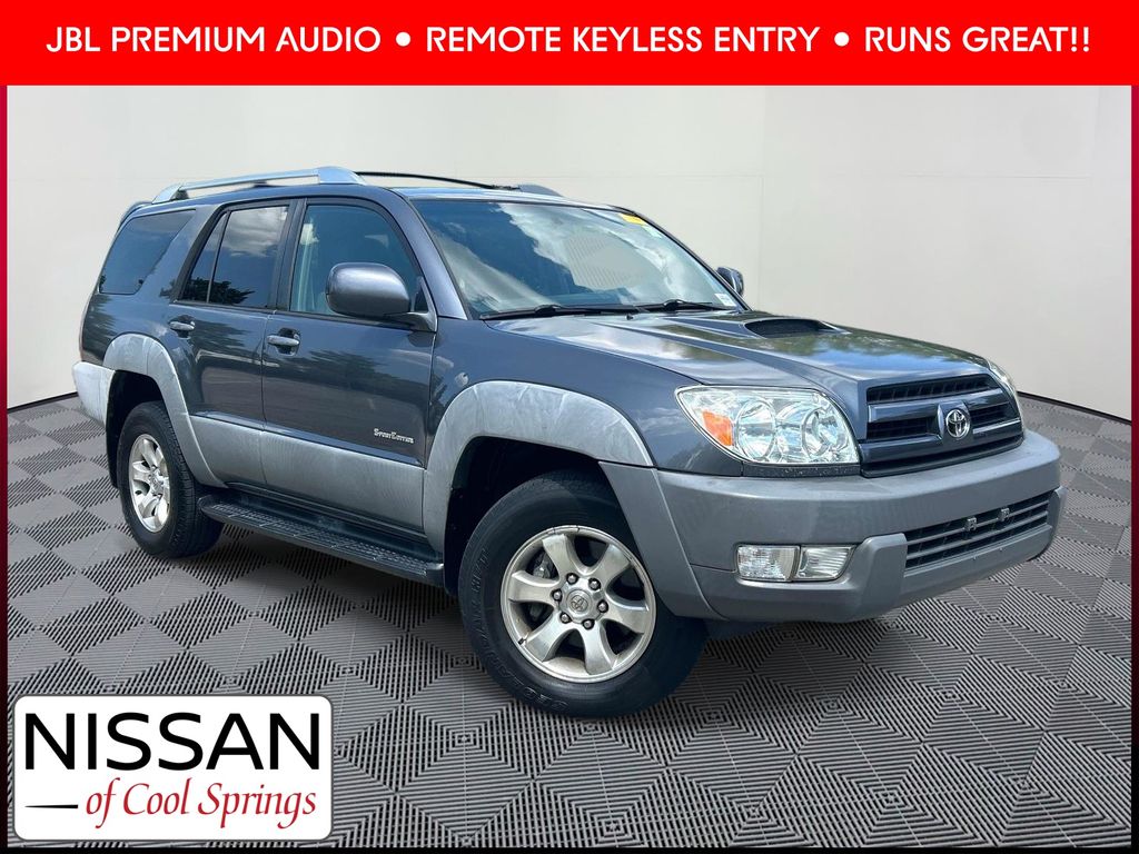Galactic Gray Mica 2003 Toyota 4Runner SUV / Crossover Rear-Wheel Drive 4-Speed Automatic Overdrive