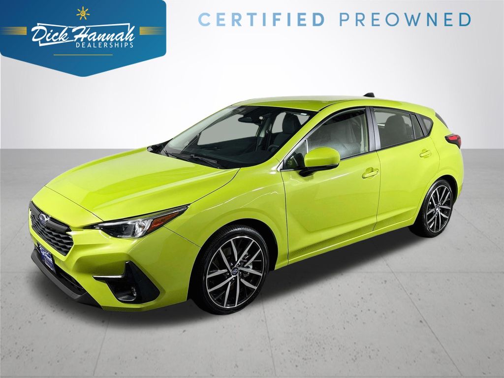 Citron Yellow Pearl 2026 Subaru Impreza Wagon All-Wheel Drive Continuously Variable Transmission