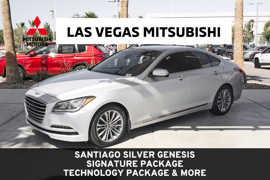 Santiago Silver 2015 Hyundai Genesis Sedan 8-Speed Automatic