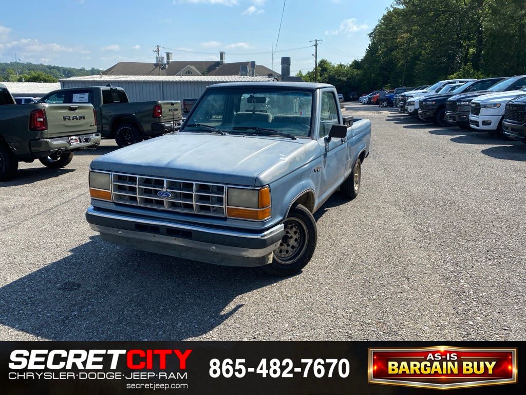 Blue 1990 Ford Ranger Pickup Truck