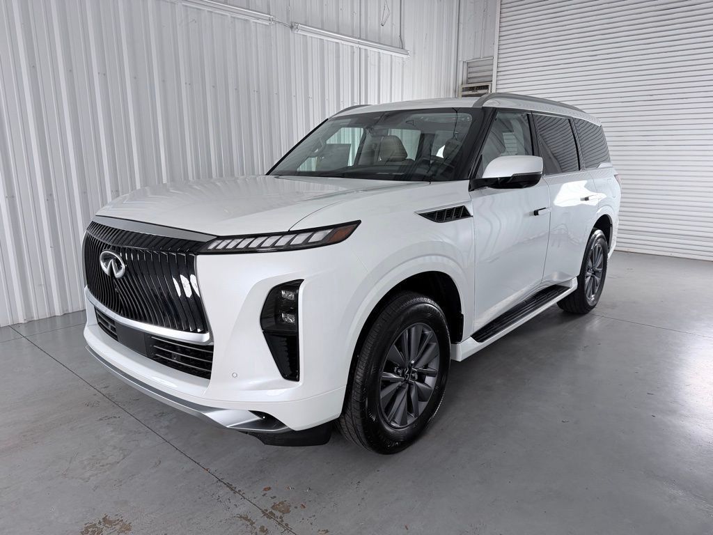 Radiant White 2026 INFINITI QX80 SUV / Crossover Rear-Wheel Drive 9-Speed Automatic