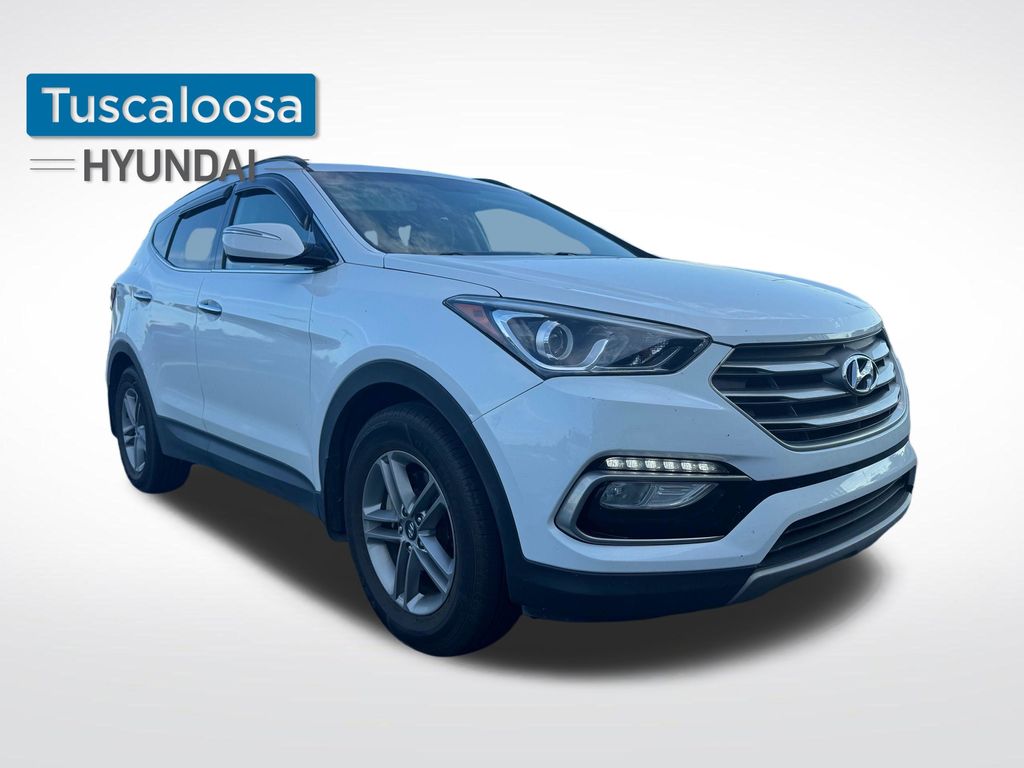 Pearl White 2018 Hyundai Santa Fe Sport SUV / Crossover Front-Wheel Drive 6-Speed Automatic