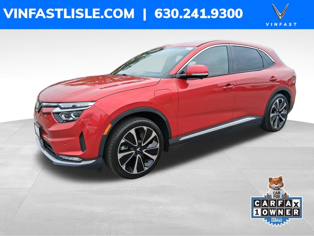 Crimson Red Metallic 2023 VinFast VF8 SUV / Crossover All-Wheel Drive 1-Speed Automatic