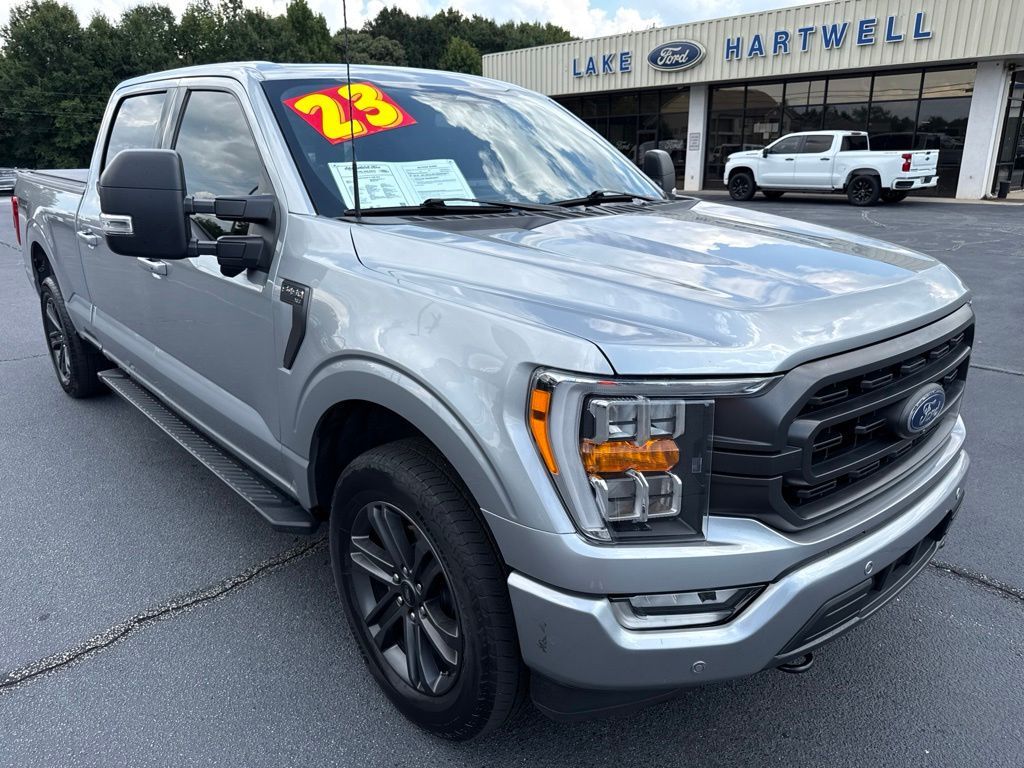 Silver Metallic 2023 Ford F-150 Pickup Truck Four-Wheel Drive Automatic