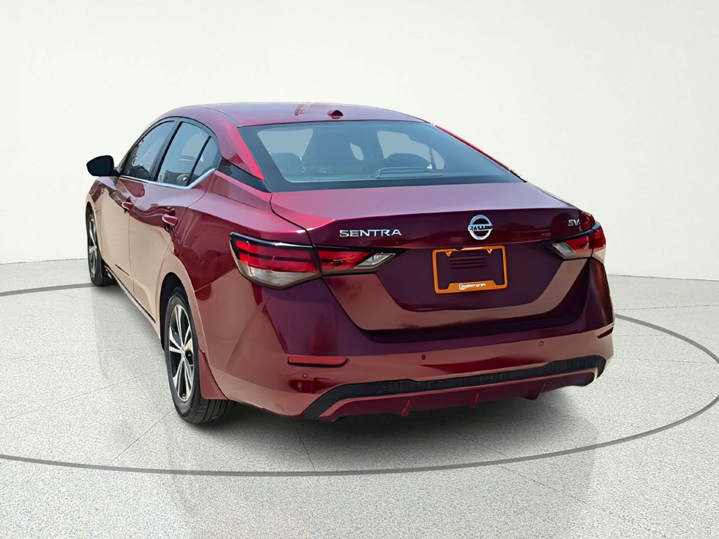 2023 Nissan Sentra SV Red at Texan Dodge Chrysler Jeep Ram