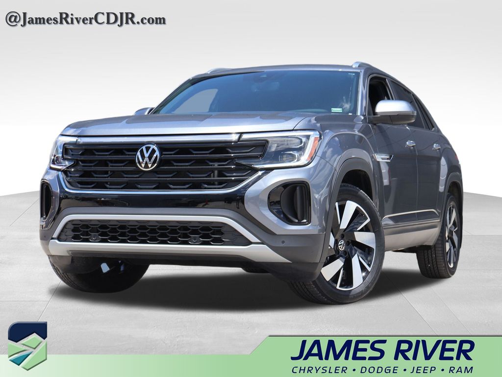 Platinum Gray Metallic 2024 Volkswagen Atlas Cross Sport SUV / Crossover Front-Wheel Drive 8-Speed Automatic