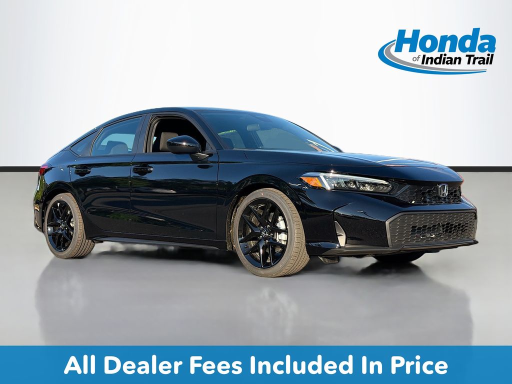 Blue Lagoon Pearl 2026 Honda Civic Hatchback Hatchback Front-Wheel Drive Continuously Variable Transmission