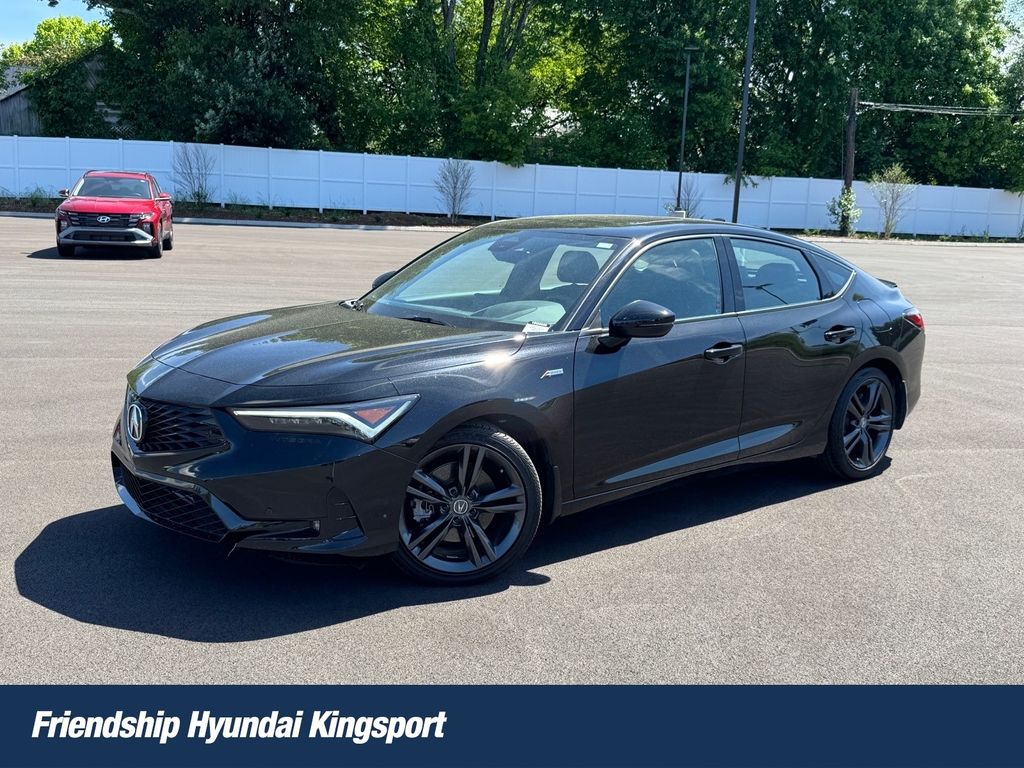 Black 2025 Acura Integra FWD with Technology and A-SPEC Package Sedan Front-Wheel Drive Continuously Variable Transmission