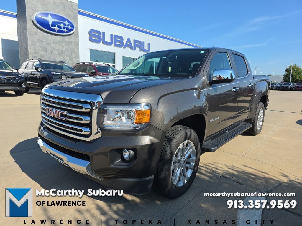 Smokey Quartz Metallic 2019 GMC Canyon Pickup Truck Four-Wheel Drive 8-Speed Automatic