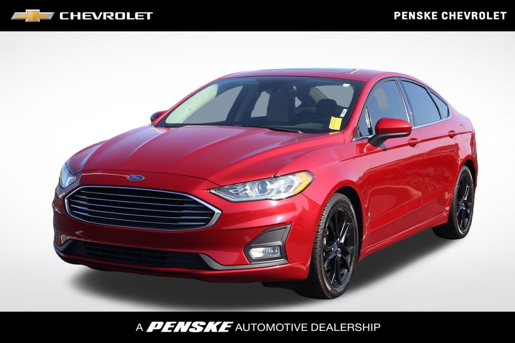 Red Metallic 2020 Ford Fusion Sedan Front-Wheel Drive 6-Speed Automatic