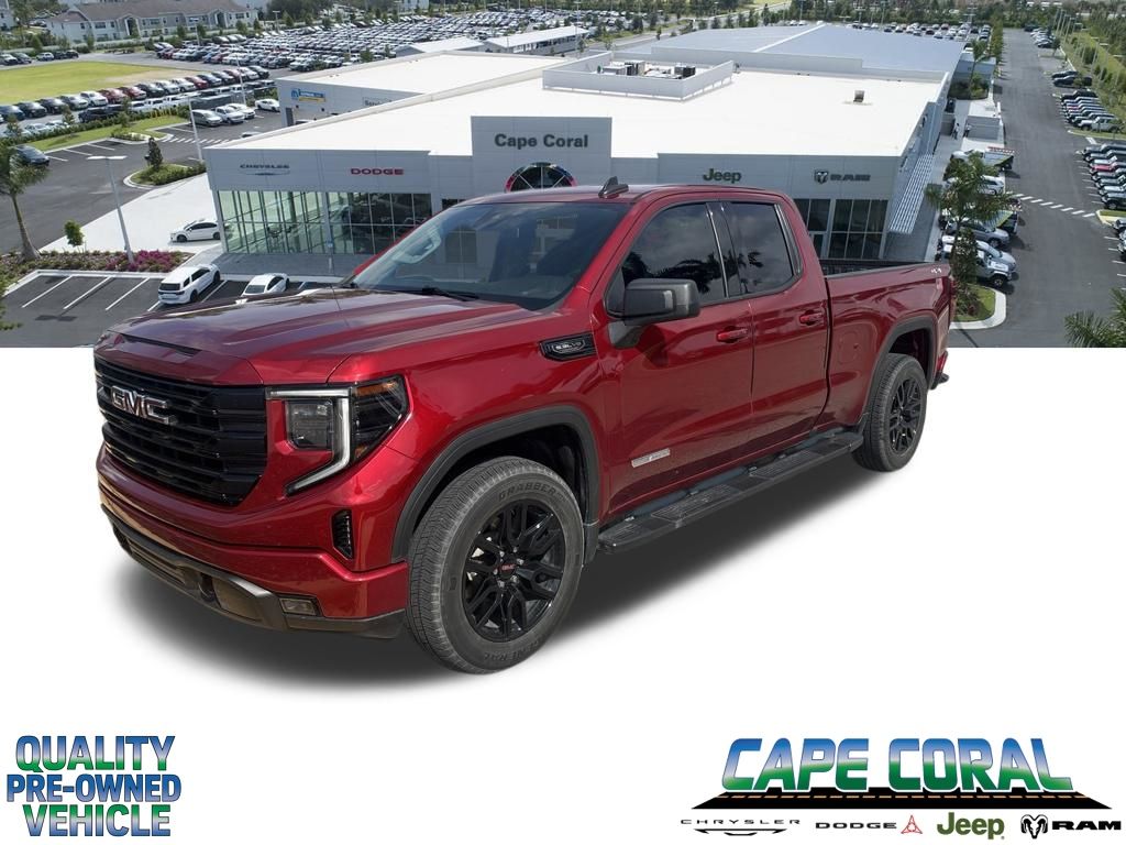 Volcanic Red Tintcoat 2023 GMC Sierra 1500 Pickup Truck Four-Wheel Drive Automatic