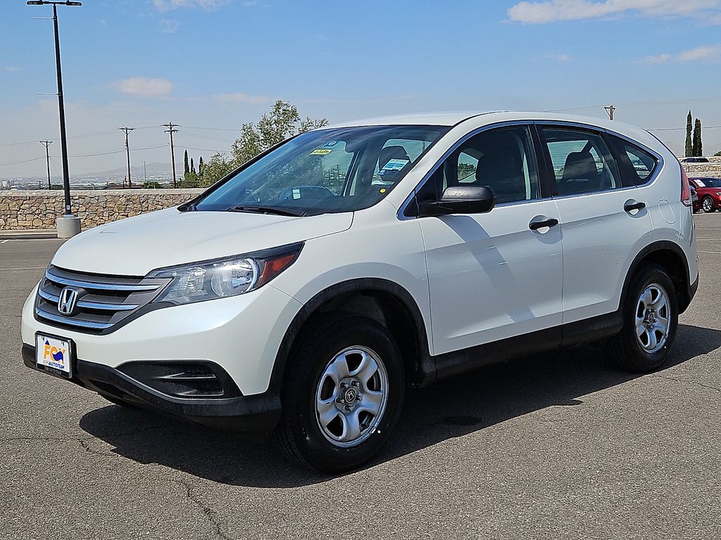 White 2014 Honda CR-V SUV / Crossover All-Wheel Drive 5-Speed Automatic
