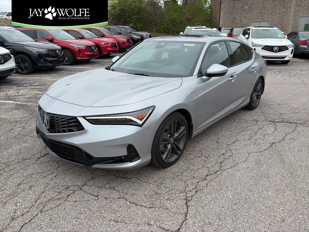 Lunar Silver Metallic 2025 Acura Integra FWD with A-SPEC Package Sedan Front-Wheel Drive Continuously Variable Transmission