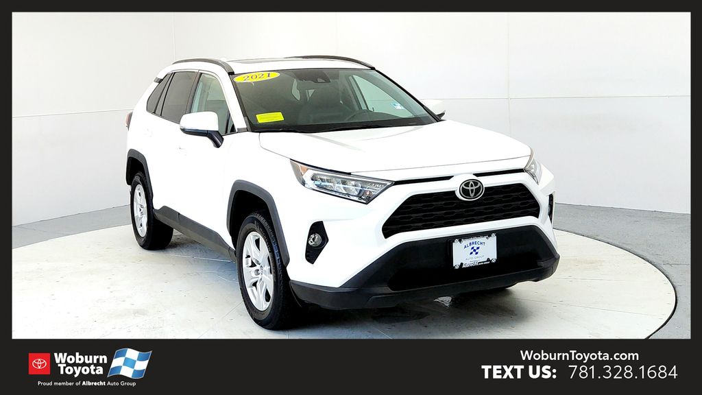 Super White 2021 Toyota RAV4 SUV / Crossover All-Wheel Drive 8-Speed Automatic