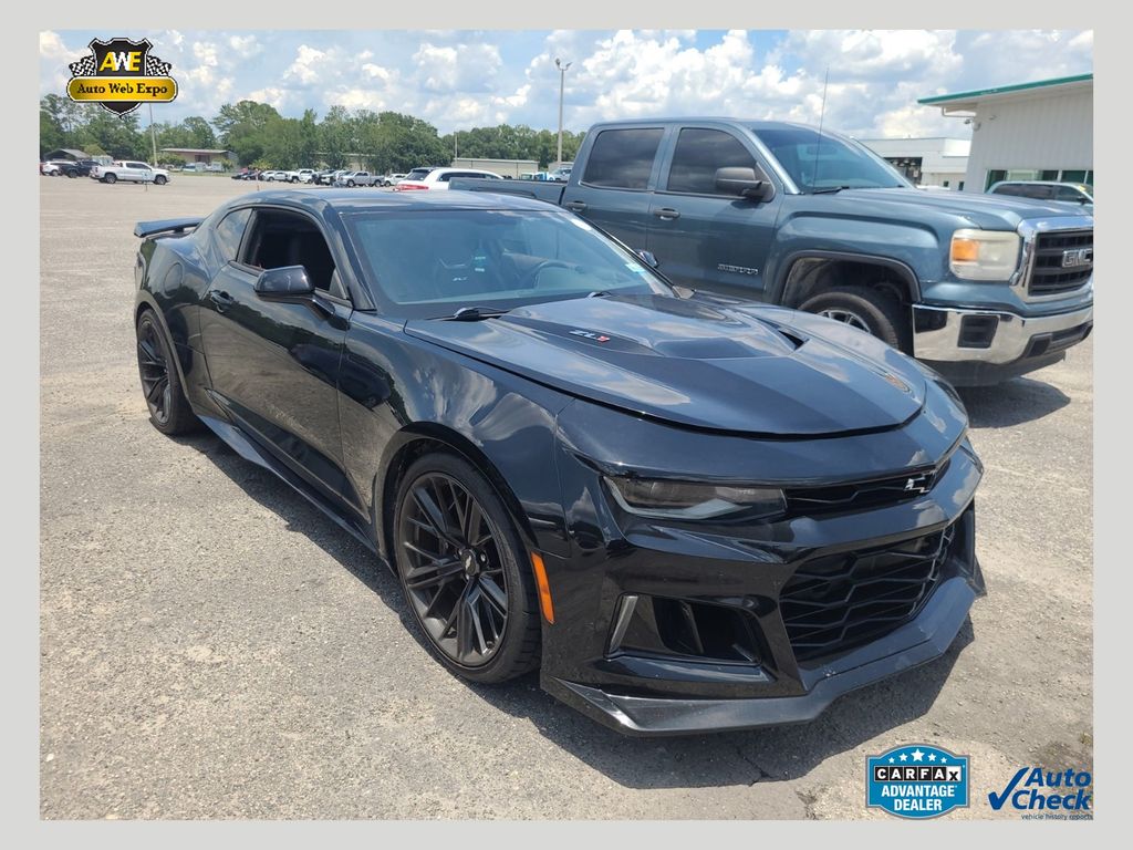 Black 2019 Chevrolet Camaro Coupe Rear-Wheel Drive Automatic