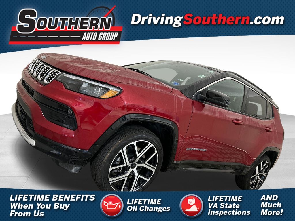 Red Hot Pearlcoat 2025 Jeep Compass SUV / Crossover Four-Wheel Drive 8-Speed Automatic