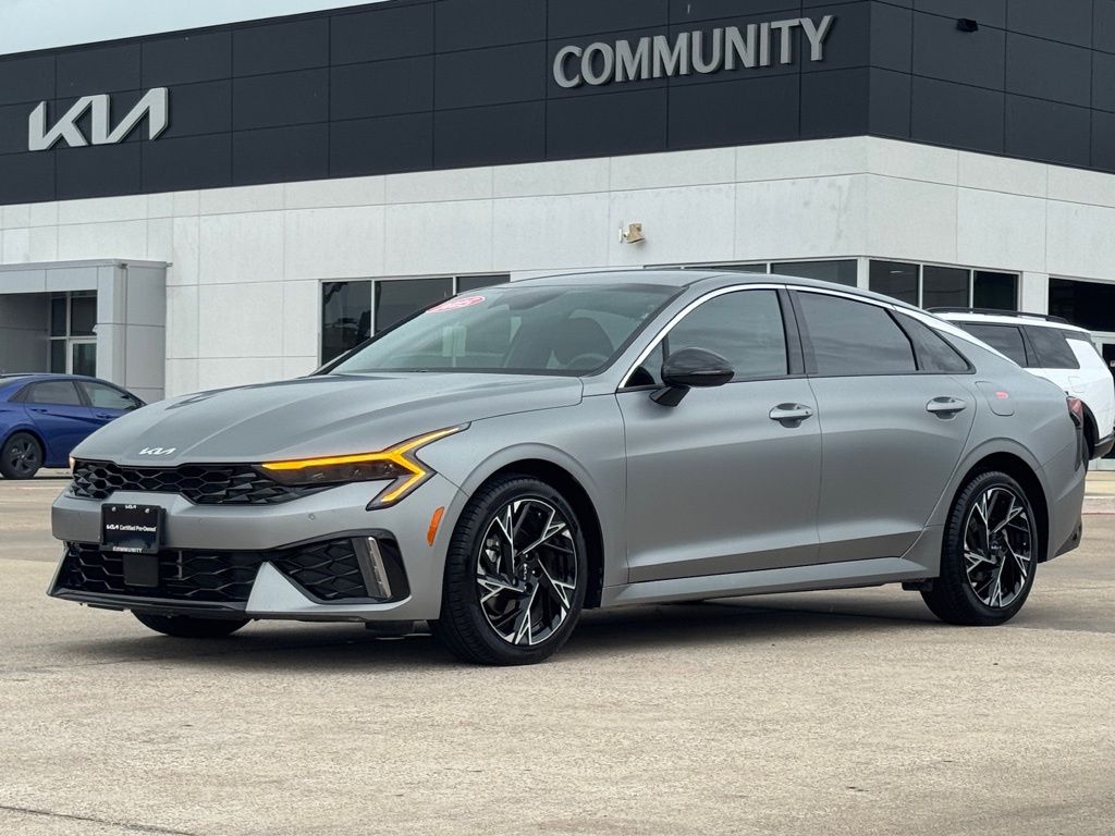 Steel Matte Gray 2026 Kia K5 GT-Line FWD Sedan Front-Wheel Drive 8-Speed Automatic