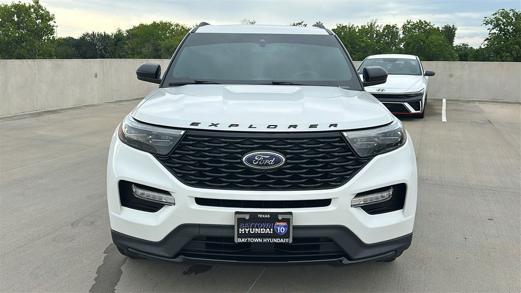 2024 Ford Explorer ST-Line White at DeMontrond Auto Country