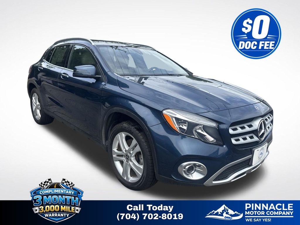 Denim Blue Metallic 2019 Mercedes-Benz GLA SUV / Crossover All-Wheel Drive 7-Speed Automatic
