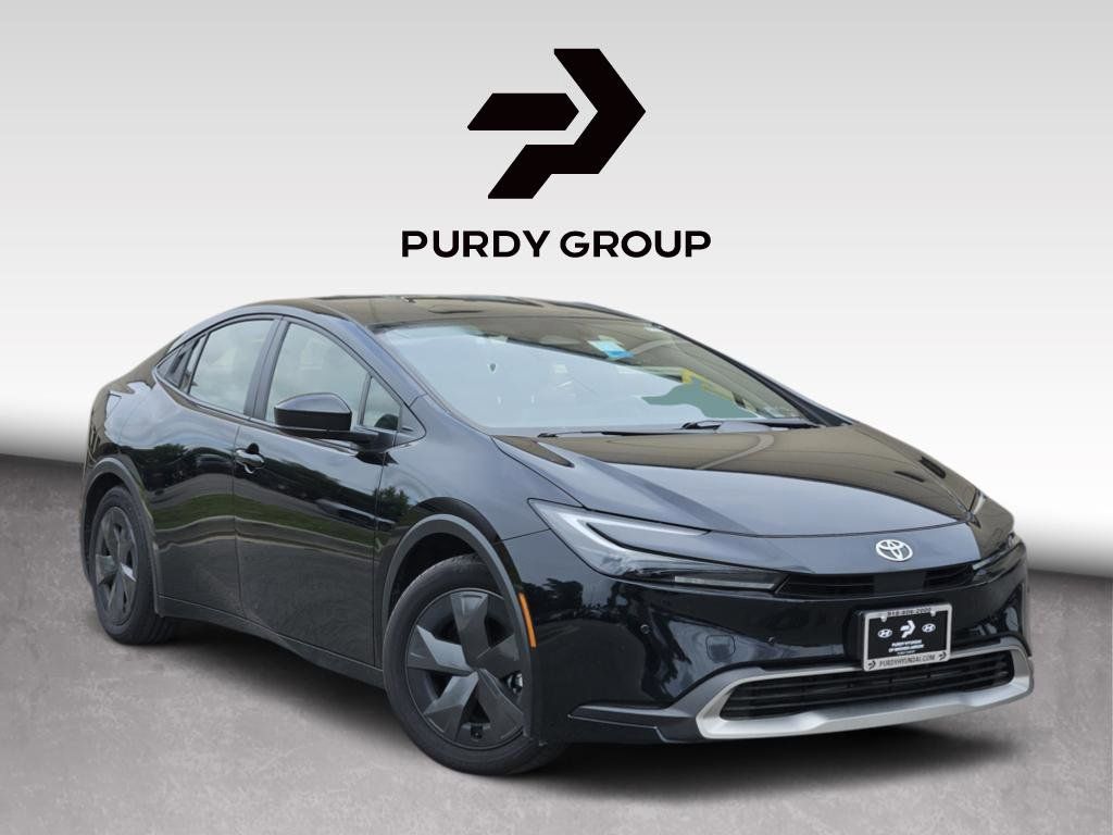 Midnight Black Metallic 2025 Toyota Prius Plug-In Hybrid SE FWD Hatchback Front-Wheel Drive Continuously Variable Transmission